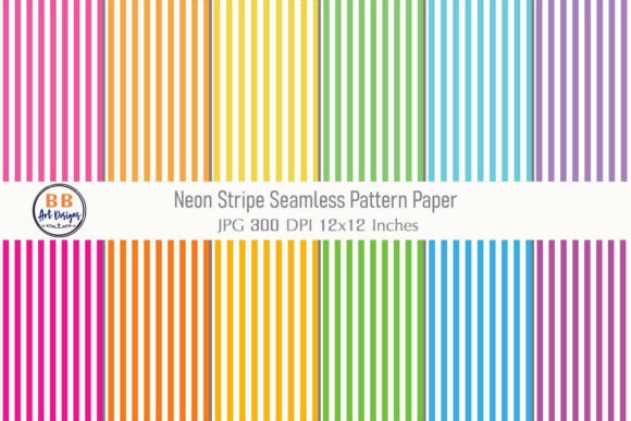 Download Neon Stripes Seamless Pattern Paper JPG - Seamless Collection