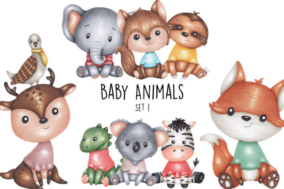 Download Woodland Baby Animals - Woodland baby animals Collection