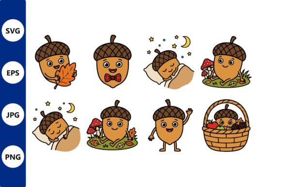 Download Acorn Characters Woodland Bundle - Acorn Collection