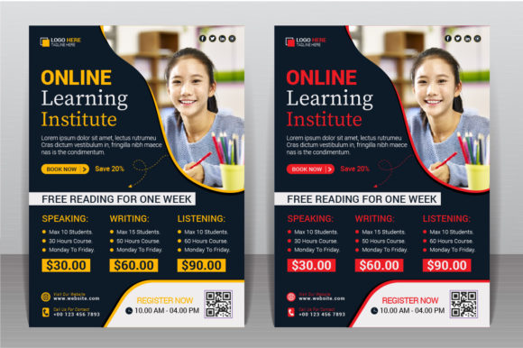 Download Learn English Course Lesson Flyer Design - Learn english Collection