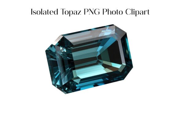 Download Isolated Blue Teal Topaz Photo Clipart - Blue Collection