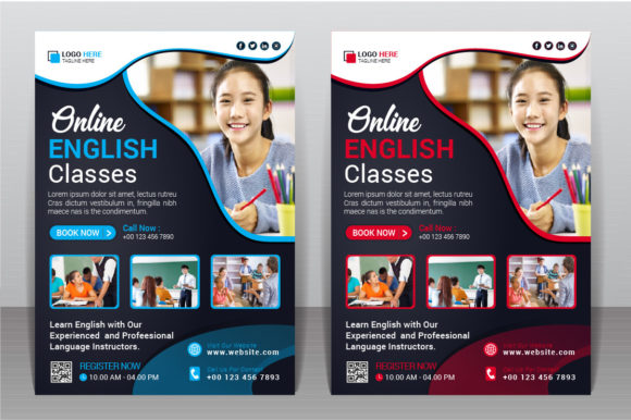 Download Learn English Language Flyer Design - Learn english Collection