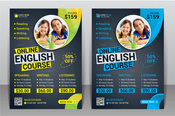 Download Learn English Language Flyer Design - Learn english Collection